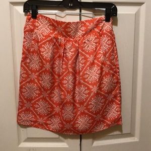 Francesca’s coral skirt
